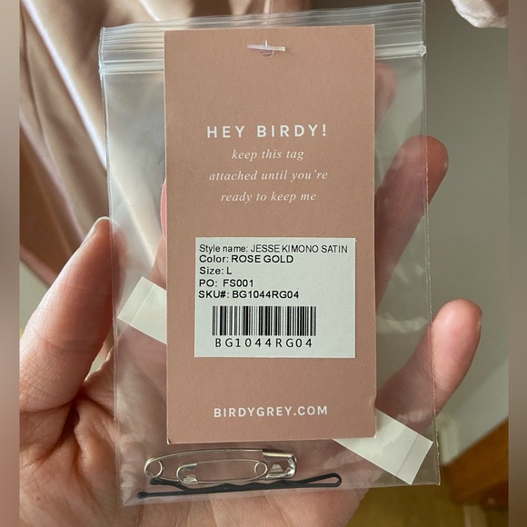 Pink Birdy Grey Dress - Picture 4 of 4